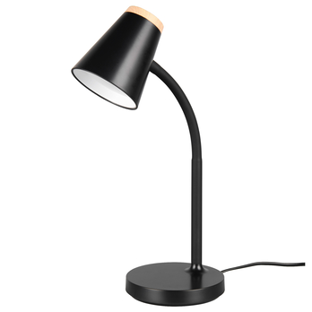Stolná LED lampa PONGO čierna 1