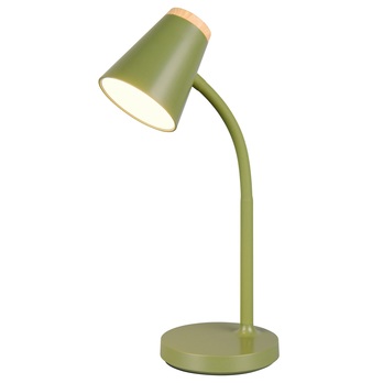 Stolná LED lampa PONGO zelená 3