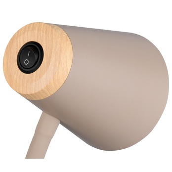 Stolná LED lampa PONGO béžová 4