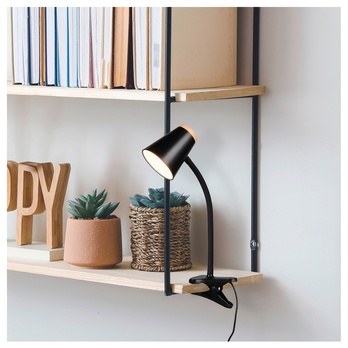 Stolná LED lampa PONGO čierna 1