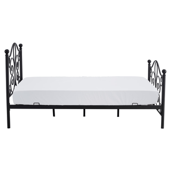 Posteľ s roštom PONOMO čierna, 120x200 cm 3