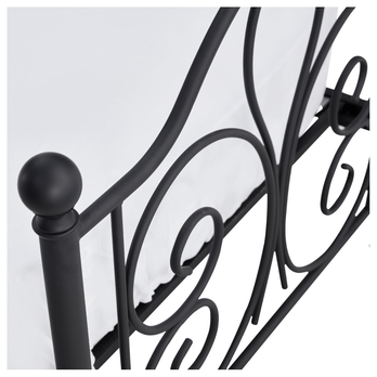 Posteľ s roštom PONOMO čierna, 120x200 cm 6