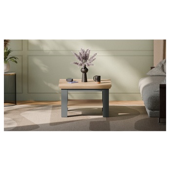 Konferenčný stolík PONTYPOOL sivá/dub mauvella, šírka 70 cm 3