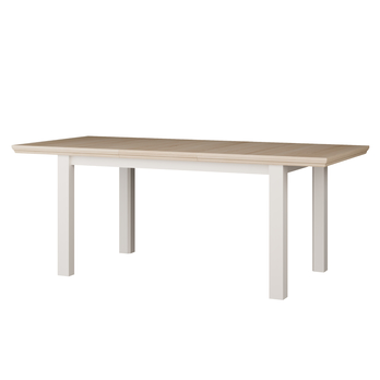 Jedálenský stôl PONTYPOOL biela/dub riva 2