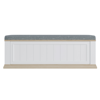 Lavica PONTYPOOL biela/dub riva 3