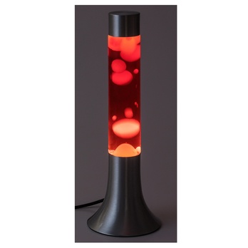 Lávová lampa POPPILOL červená/strieborná 2