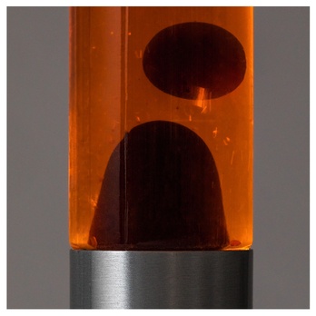 Lávová lampa POPPILOL oranžová/strieborná 3