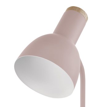 Stolná lampa POPPY ružová/prírodná 1