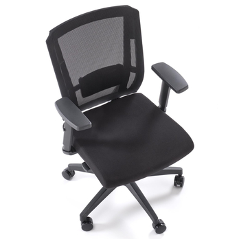 Kancelárska stolička PORIDIS čierna 1
