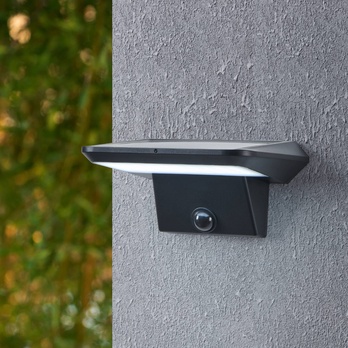 Vonkajšie solárne svietidlo PORRASSA čierna 1