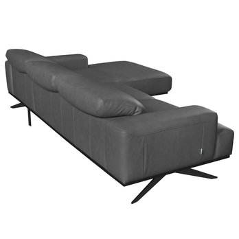 Sedacia súprava PORTLAND pravá, tmavosivá 5