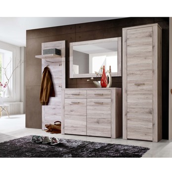 Zrkadlo PORTLAND dub pieskový 1