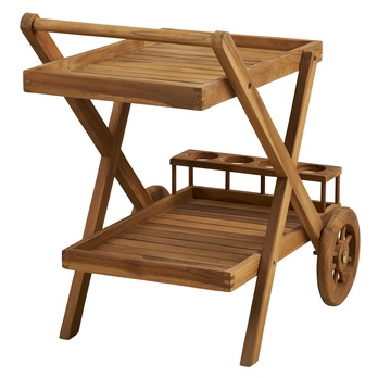 Prístavný vozík POSOKE teak 3