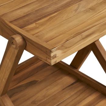 Prístavný vozík POSOKE teak 5