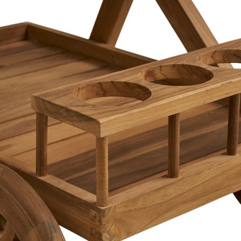 Prístavný vozík POSOKE teak 6