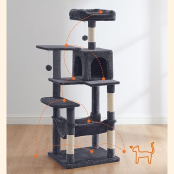 Mačacie škrabadlo POST sivá 2