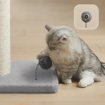 Mačacie škrabadlo POST sivá/prírodná 2