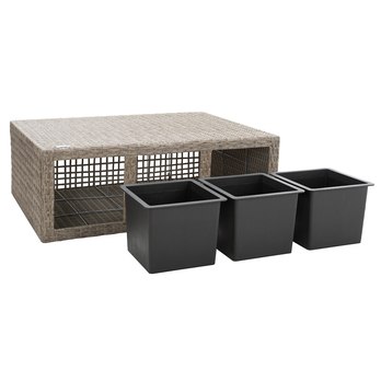 Vysoký obal na kvety POT 2 krémová 5