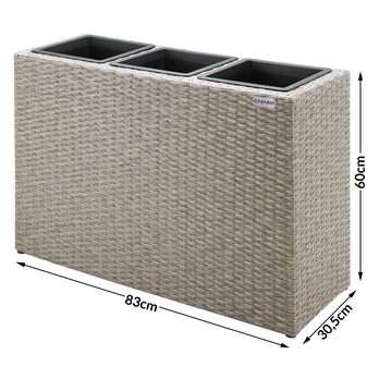 Vysoký obal na kvety POT 2 krémová 9