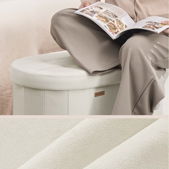 Taburet POUFFE krémová 3