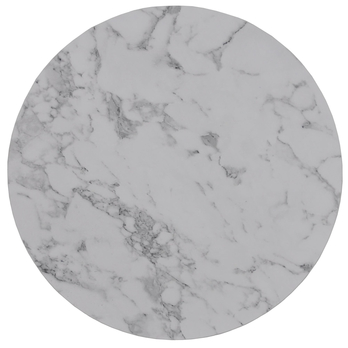 Konferenčný stolík POULO mramor/strieborná, sada 2 ks 3