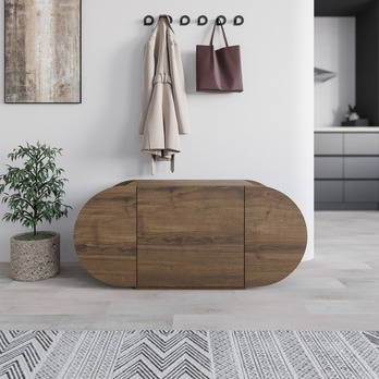 Lavica na topánky POZY hnedá 1