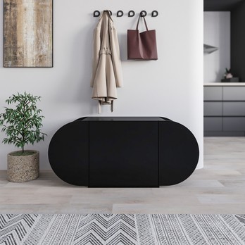 Lavica na topánky POZY čierna 1