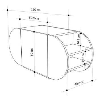 Lavica na topánky POZY čierna 5