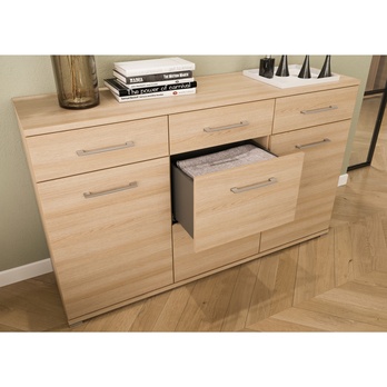 Komoda PREDORE II dub lindberg, šírka 144 cm 1