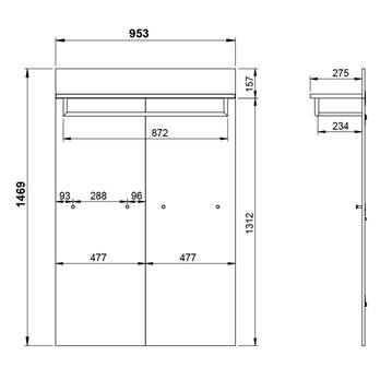 Predsieňový panel PREDORE dub lindberg 3