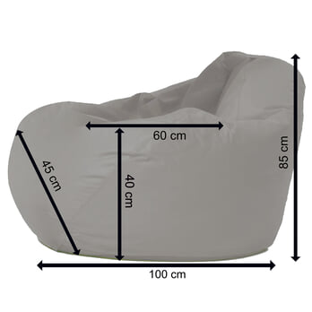 Sedací vak PREMIUM XXL zelená 1