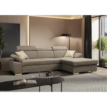 Sedacia súprava PRESTIGE pravá, mocca 1