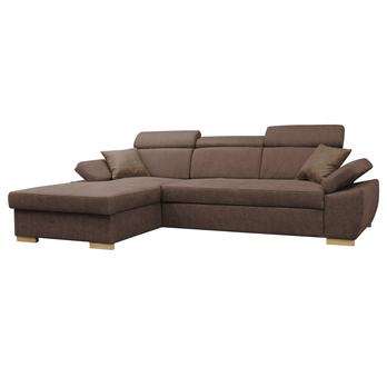 Sedacia súprava PRESTIGE ľavá, hnedá 5