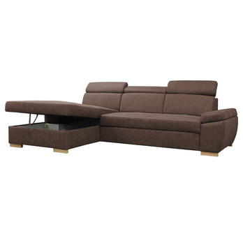 Sedacia súprava PRESTIGE ľavá, hnedá 6