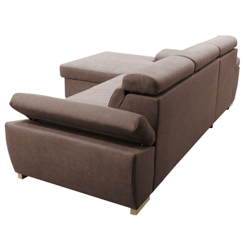 Sedacia súprava PRESTIGE ľavá, hnedá 7