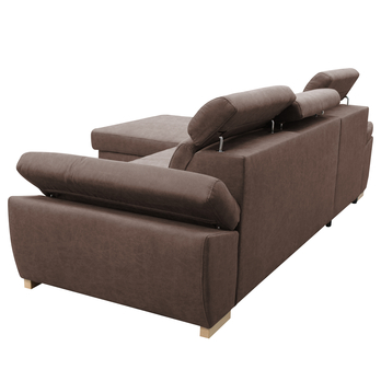 Sedacia súprava PRESTIGE ľavá, hnedá 9