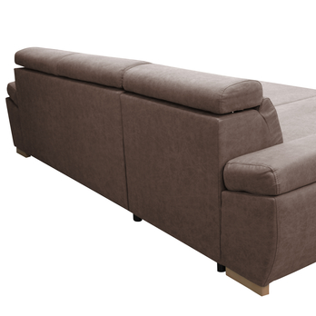 Sedacia súprava PRESTIGE ľavá, hnedá 11