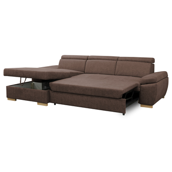 Sedacia súprava PRESTIGE ľavá, hnedá 2