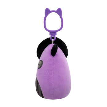 Kľúčenka Squishmallows PRÍŠERKA-EARWORM fialová/čierna 2