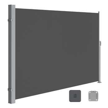 Bočná markíza PRIVACY sivá, 160x300 cm 2