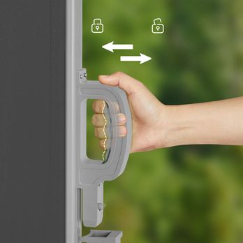 Bočná markíza PRIVACY sivá, 160x300 cm 4