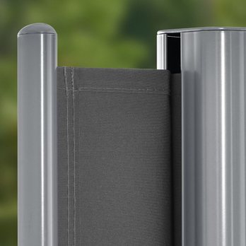 Bočná markíza PRIVACY sivá, 160x400 cm 3