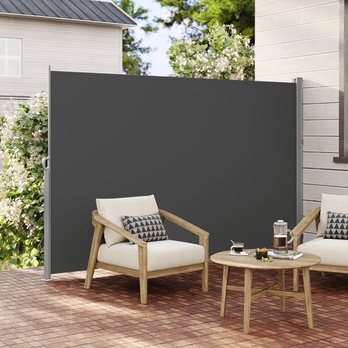 Bočná markíza PRIVACY sivá, 160x300 cm 1