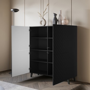 Komoda PROBUS D 1 čierna 2