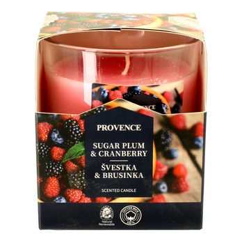Vonná sviečka  PROVENCE slivka a brusnica, 135 g 1
