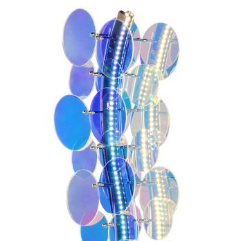 Stojacia lampa PULSE chróm/viacfarebná 2