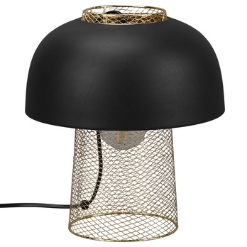 Stolná lampa PUNCH 9 čierny kov/zlatá 1
