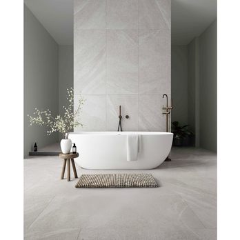 Kúpeľňová predložka PUNTO UNO taupe, 70x120 cm 1