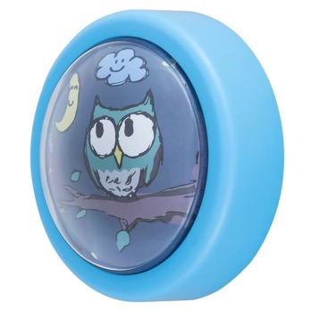 Detské LED svietidlo PUSH modrá 2