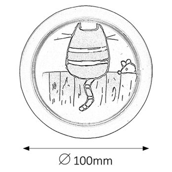 Detské LED svietidlo PUSH ružová 3